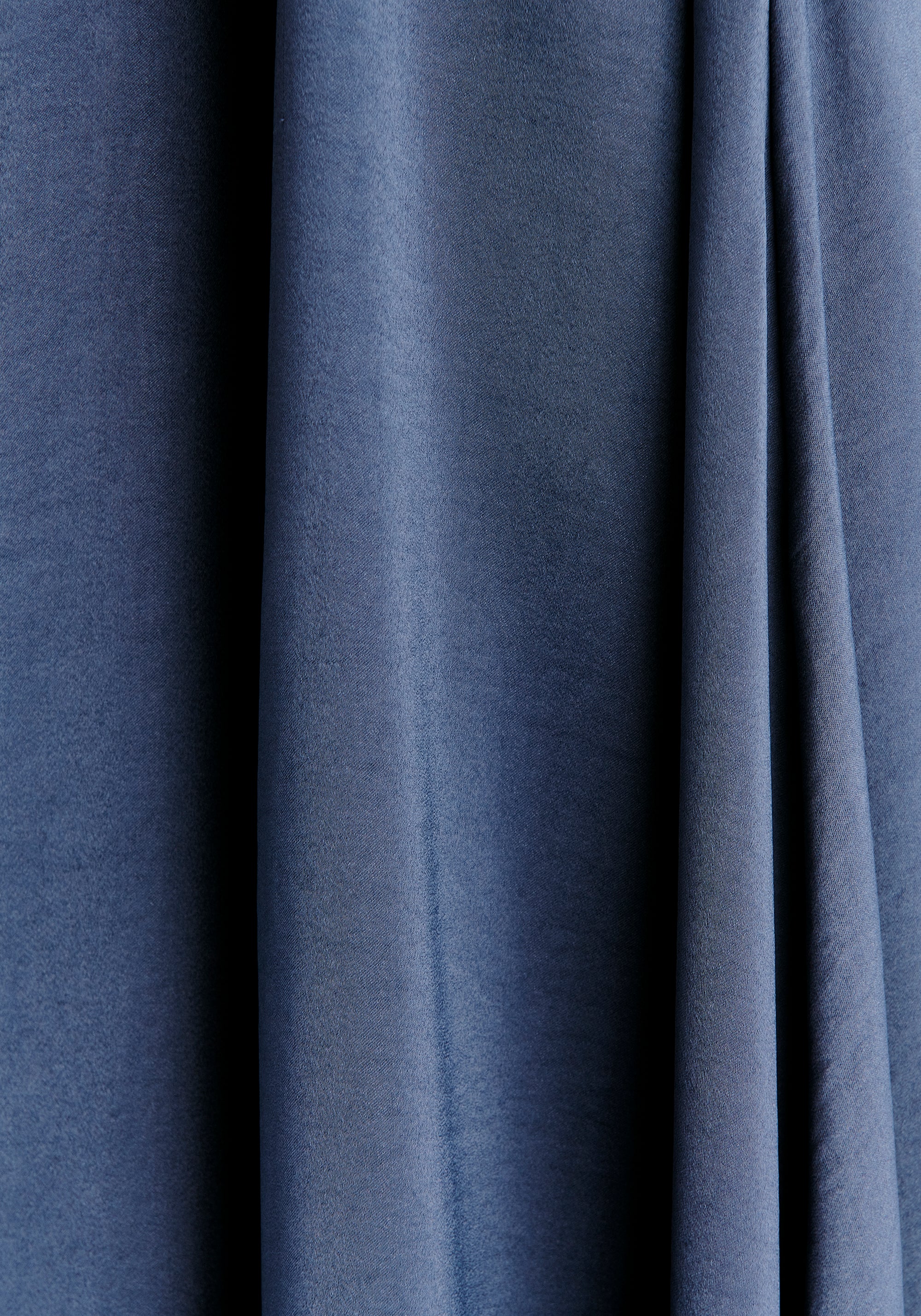 Cowl Neck Dress in Navy Close Up