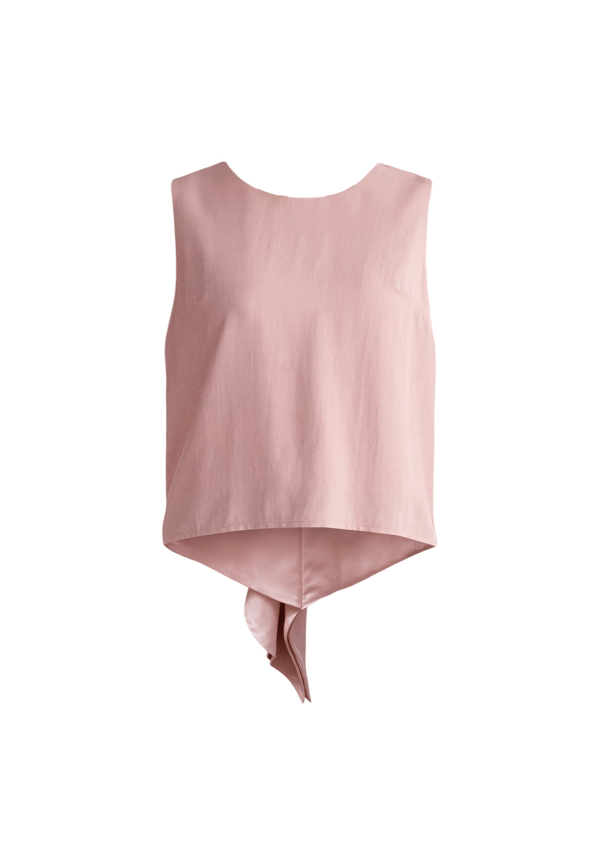 Paisie Boxy Ruffle Top in Pink Cut Out