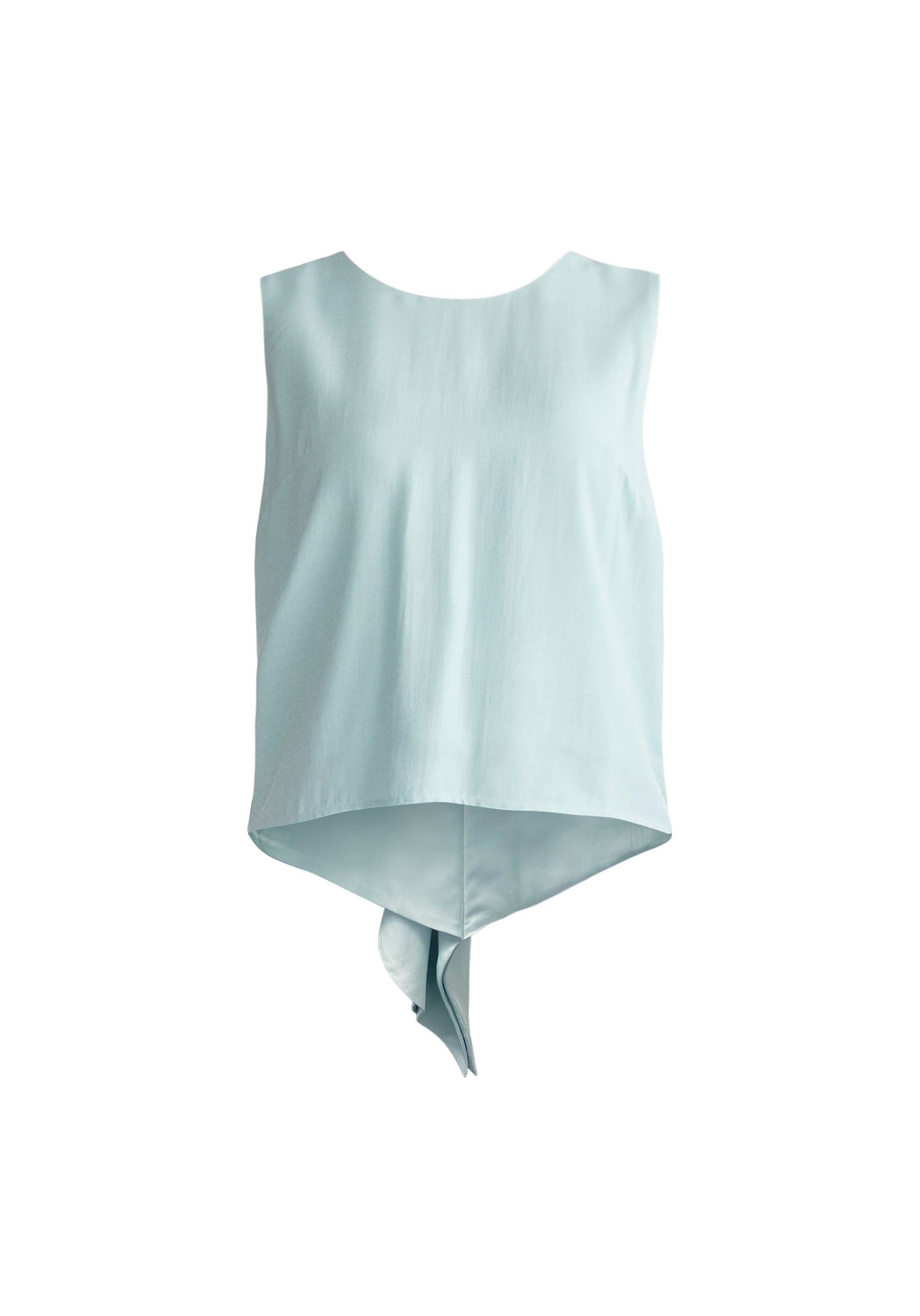 Paisie Boxy Ruffle Top in Teal Cut Out