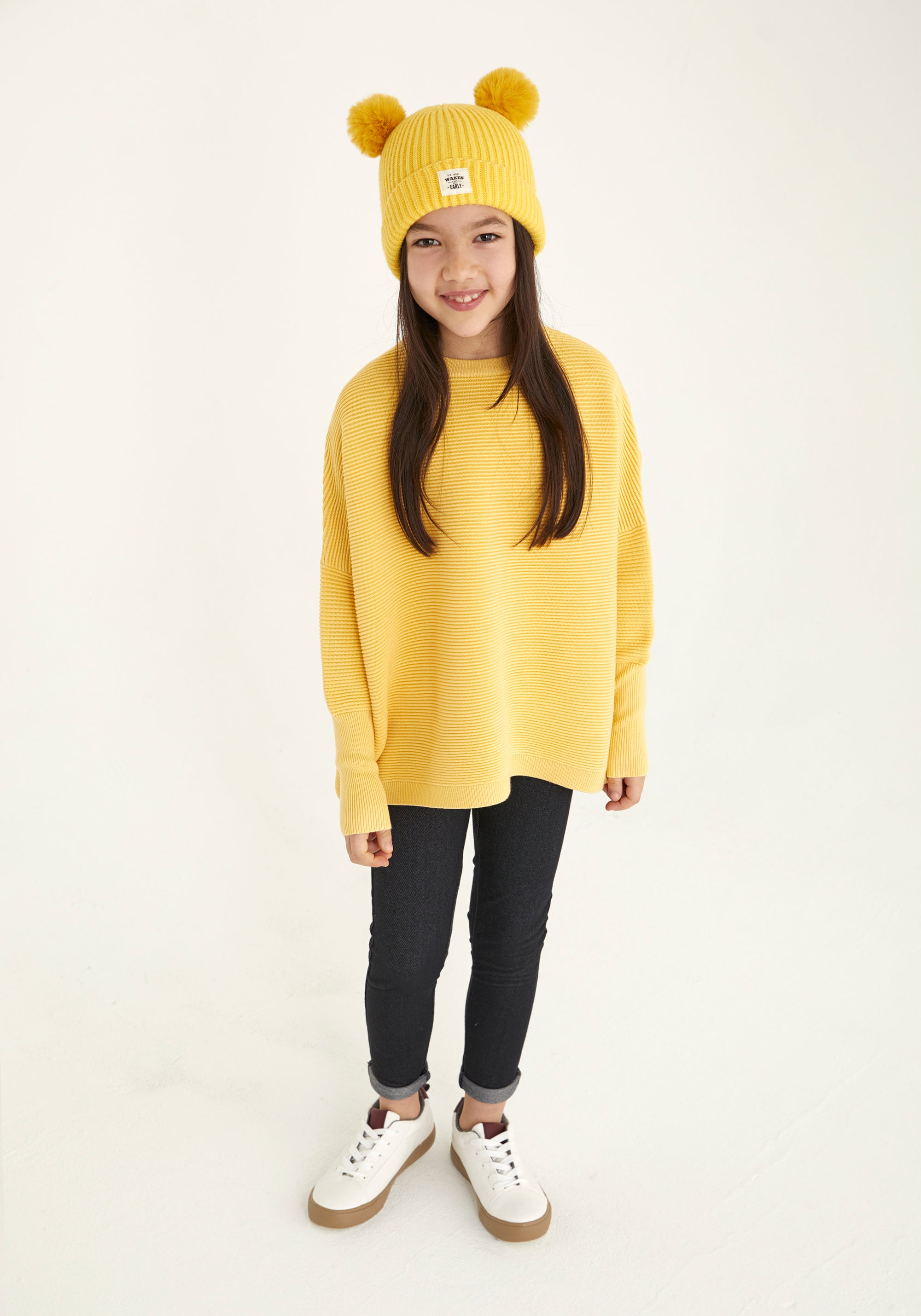 Paisie Kids Ribbed Jumper